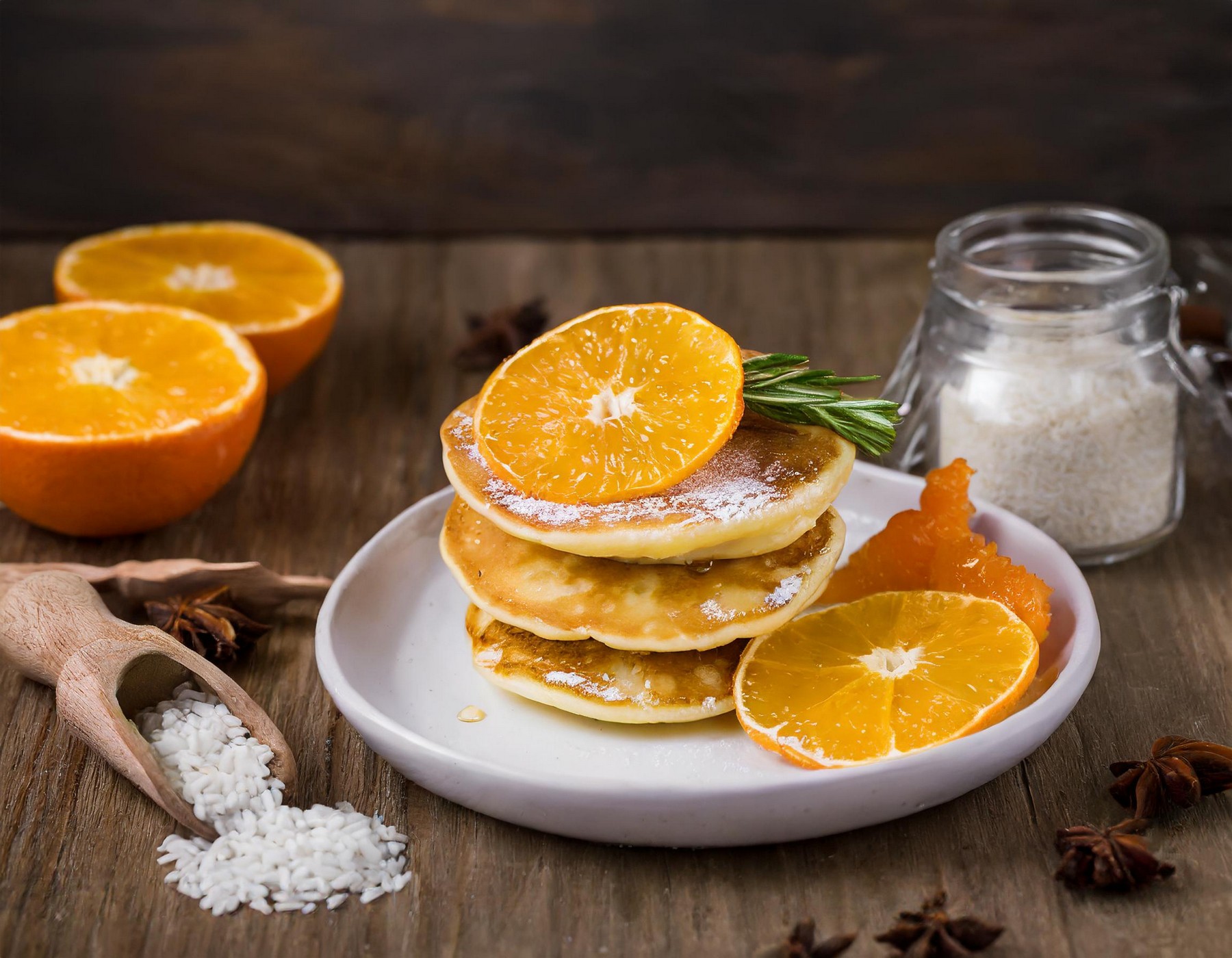 Orange and rice pancakes Recipe for air fryers - InnovaGoods